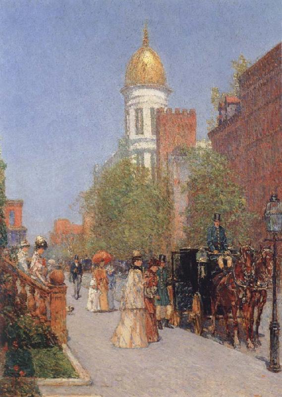 Childe Hassam A Spring Morning Germany oil painting art